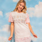 Pearl "He is Risen" on White Princess Top