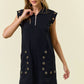 GROMMET DETAIL Dress