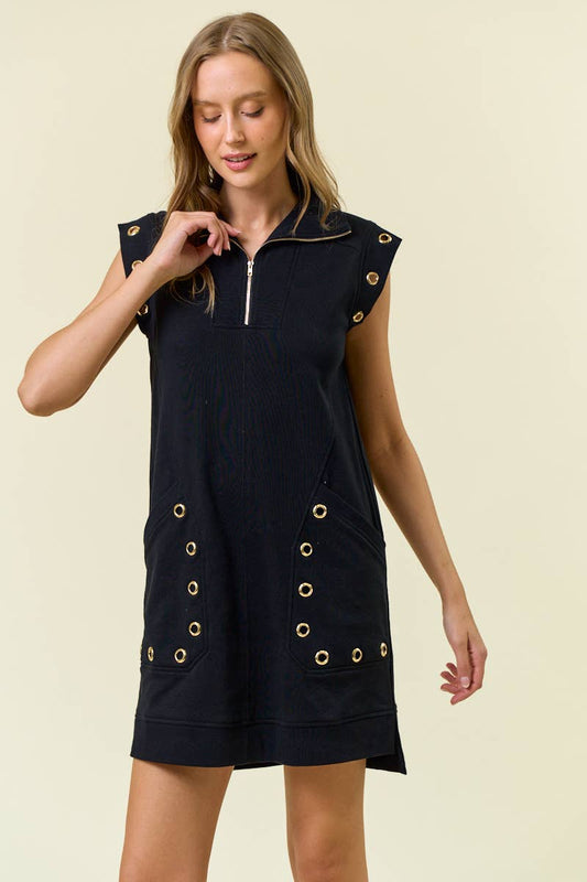 GROMMET DETAIL Dress