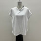 Cotton slub round neck short sleeve tee