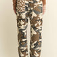 LEOPARD & CAMOUFLAGE  PRINT PANTS