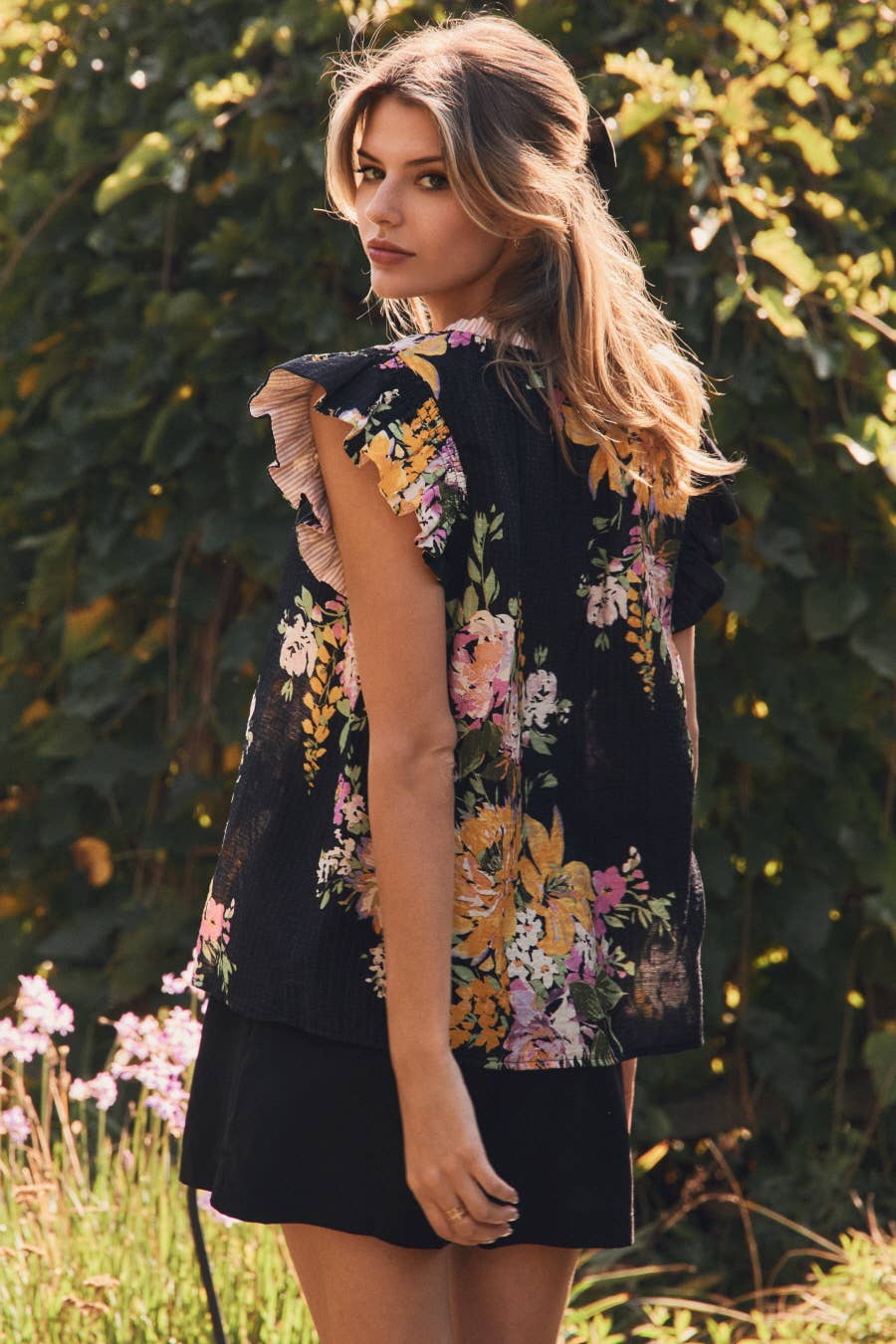 Floral Printed Woven Top