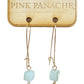Square crystal bead earring with Austrian crystal - LC