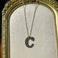 Sterling silver initial necklaces