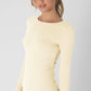 Long Sleeve Crew Neck Top