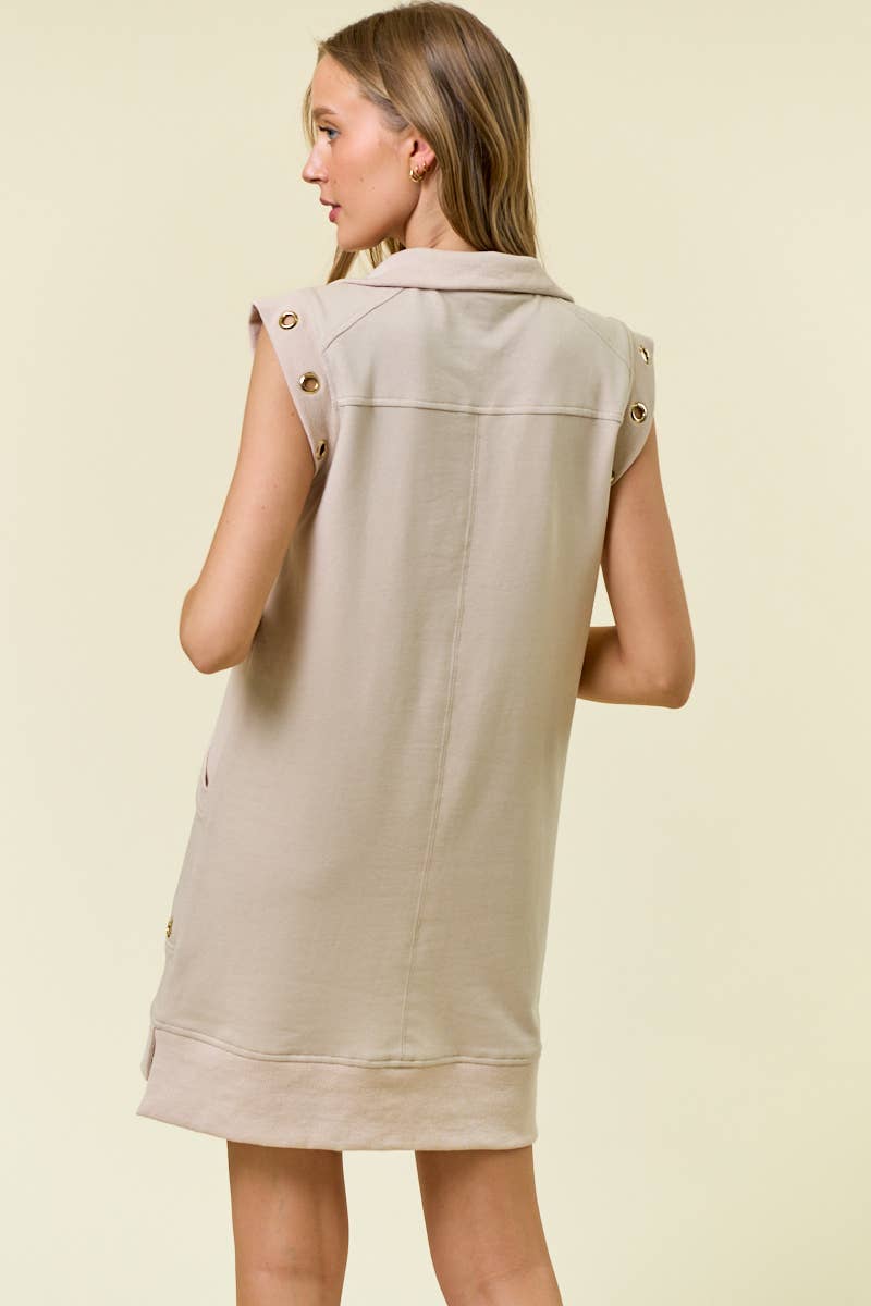 GROMMET DETAIL Dress