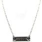 Western Howdy Flower Bar Necklace