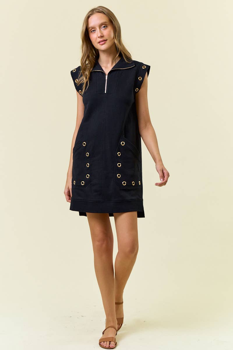 GROMMET DETAIL Dress