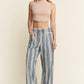 ECLECTIC STRIPE LINEN PANTS