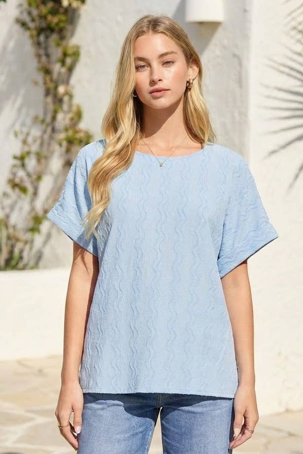 Textured Woven Blouse