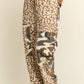 LEOPARD & CAMOUFLAGE  PRINT PANTS