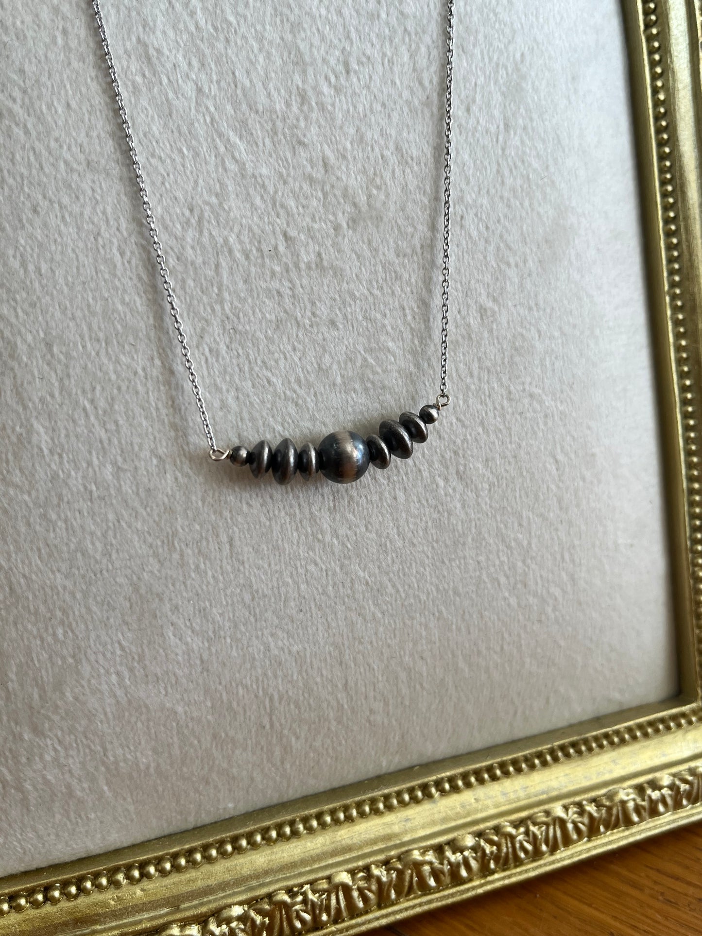 16" Graduated Navajo Pearl Necklace