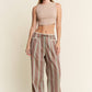 ECLECTIC STRIPE LINEN PANTS