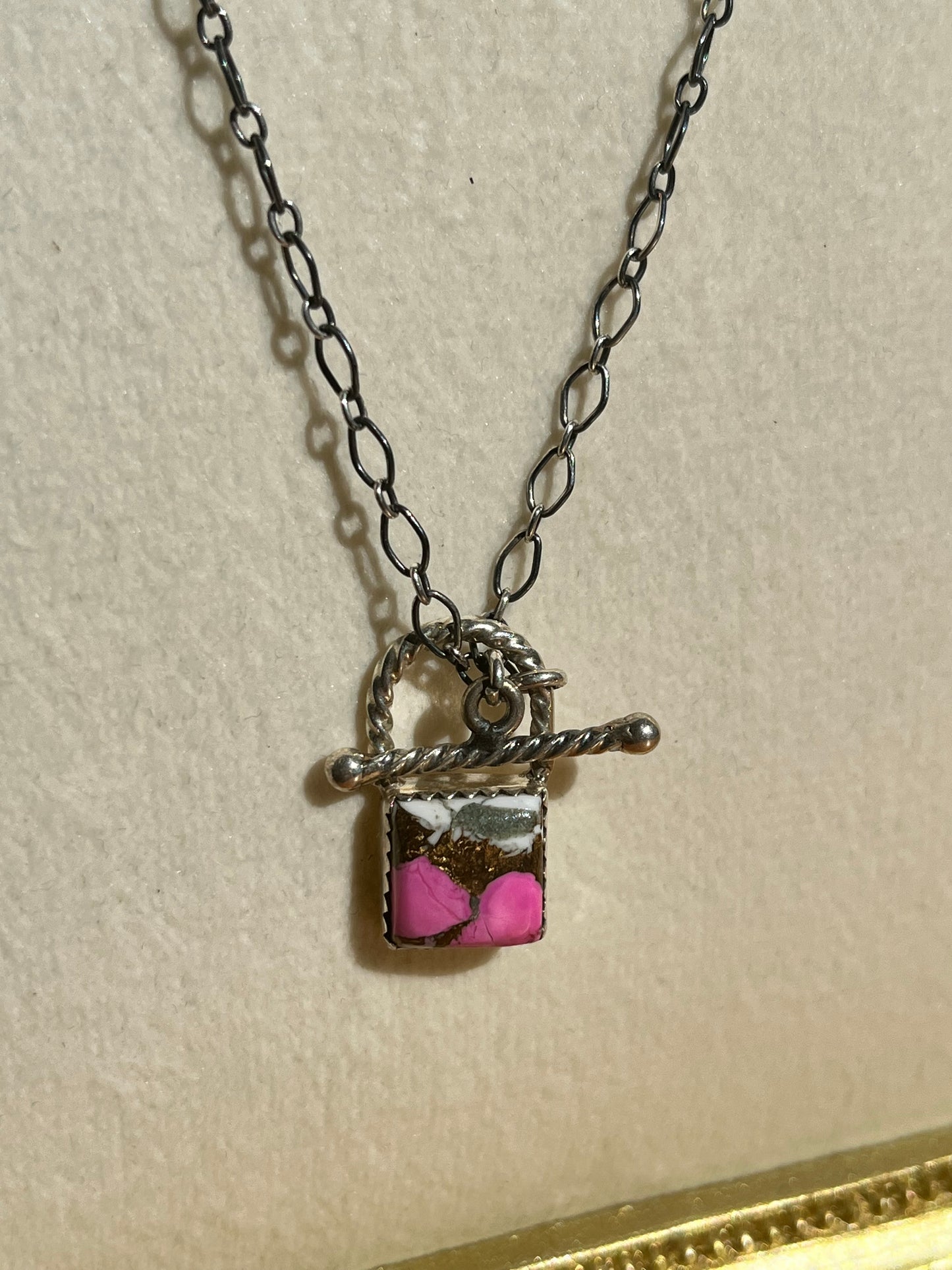 Sterling Silver Cotton Candy Necklace