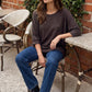 Oversized Crochet Knit Top