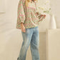 VINTAGE FLORAL PUFF SLEEVE TOP