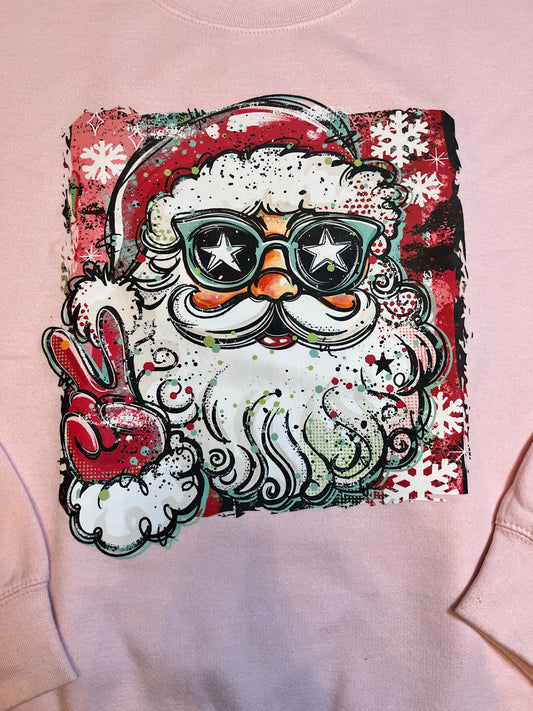 Sunglasses Santa sweatshirt