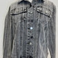 Rhinestone black denim jacket