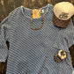 Polkadot oversize shirt.