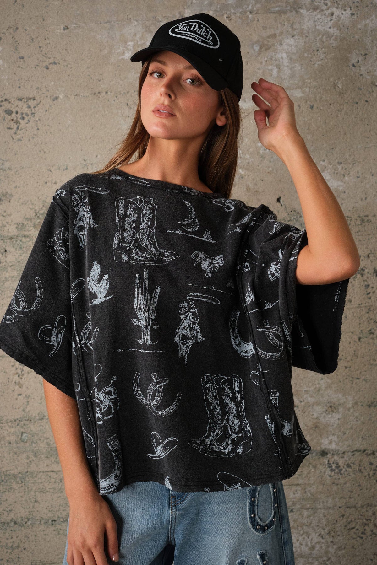 Doodle Me Western Tee