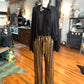 METALIC SLINKY CASUAL PANTS