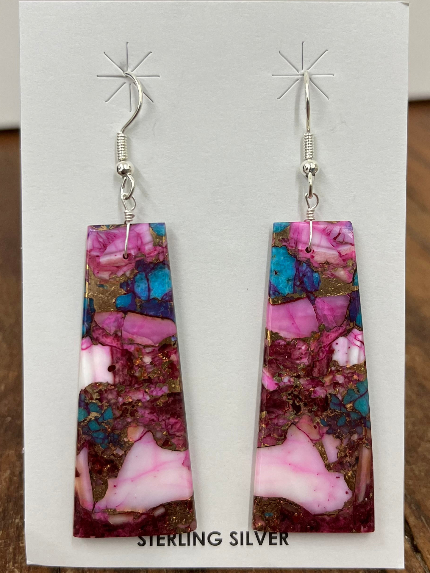 Sterling Silver Handmade Dhalia Earrings