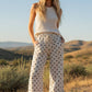 Scuba Polka Dot Wide Leg Pants