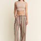 ECLECTIC STRIPE LINEN PANTS