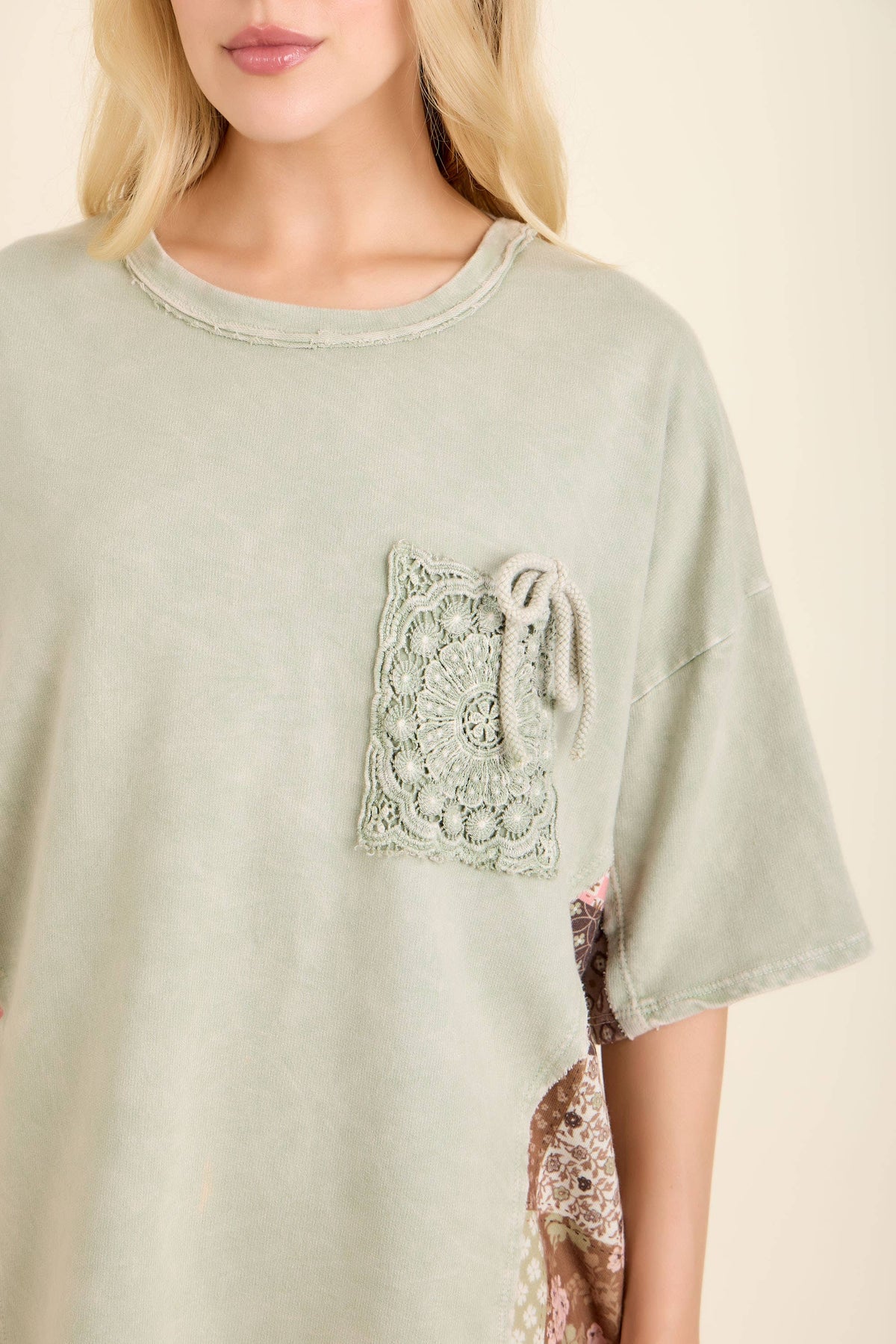 The Sagebrush Patchwork Top