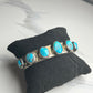 Chimney Butte Navajo Turquoise S/S Cuff