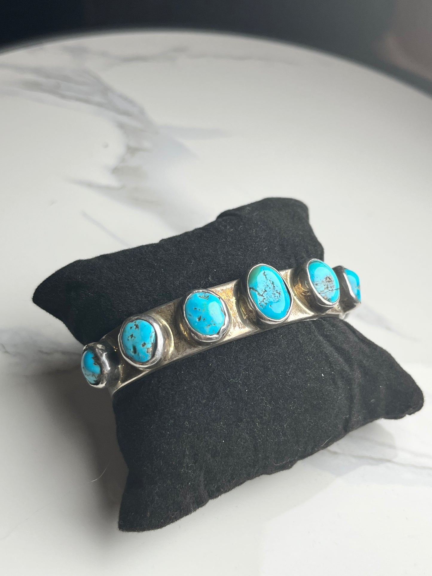 Chimney Butte Navajo Turquoise S/S Cuff