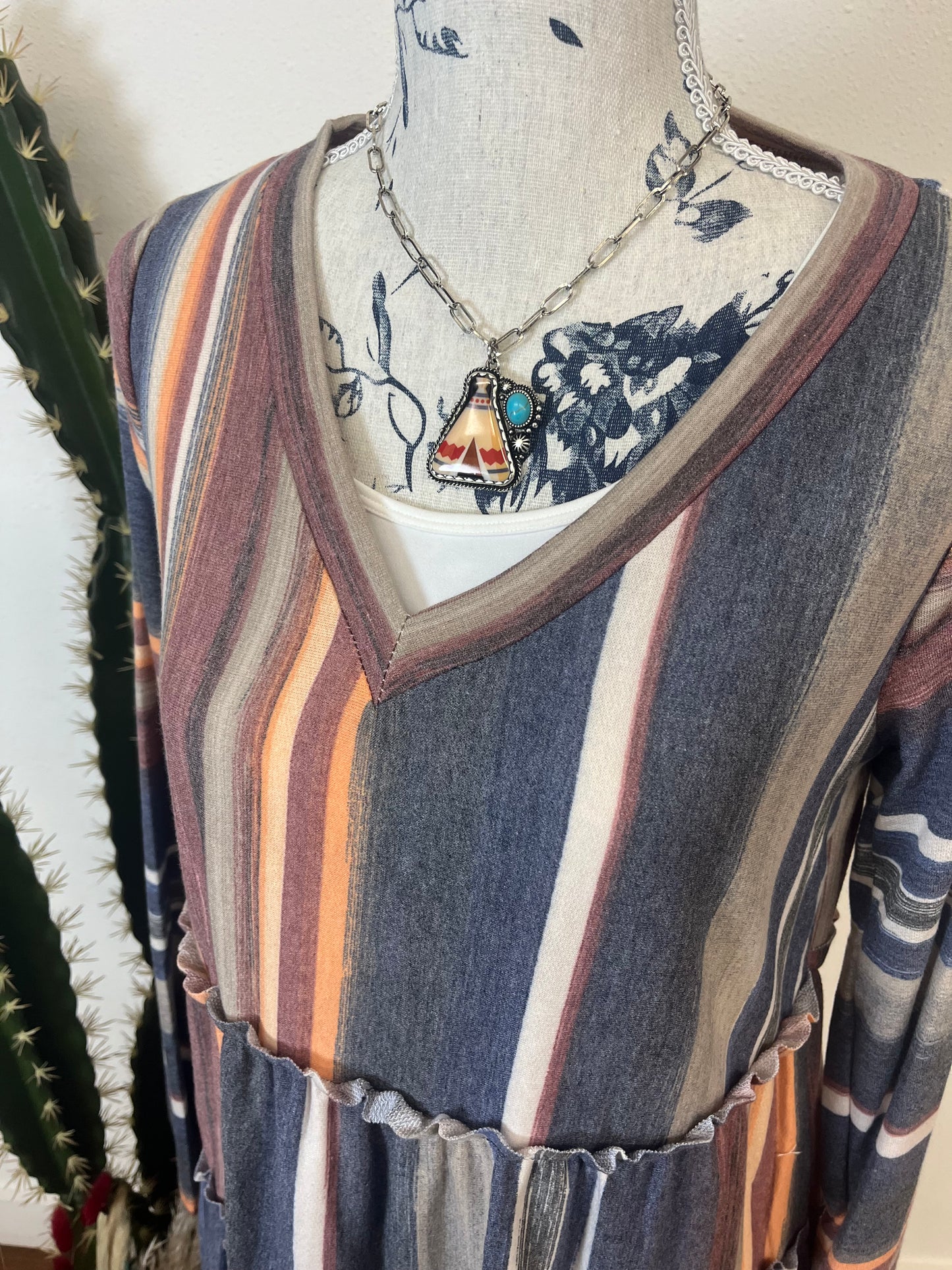 Rust & Sage Ranch Blouse