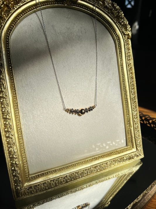 Gold Navajo Pearls Necklace