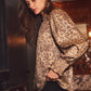 Metallic Leopard Printed Blouse
