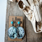 Western Queen Dolly Printed Dangle Earrings