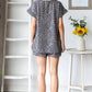 SHORT SLEEVE ANIMAL BUTTON UP TOP