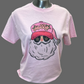 trucker hat Santa jolly shirt