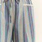 ECLECTIC STRIPE LINEN PANTS