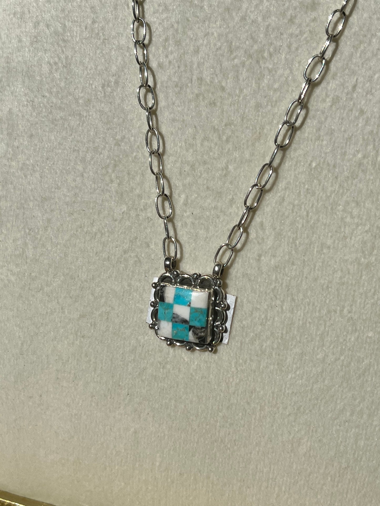 Sterling Silver Cotton Candy Necklace