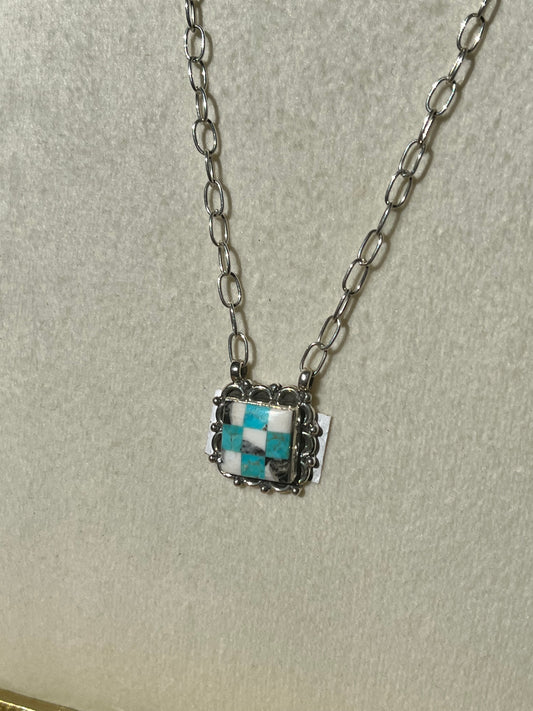 Sterling Silver Cotton Candy Necklace