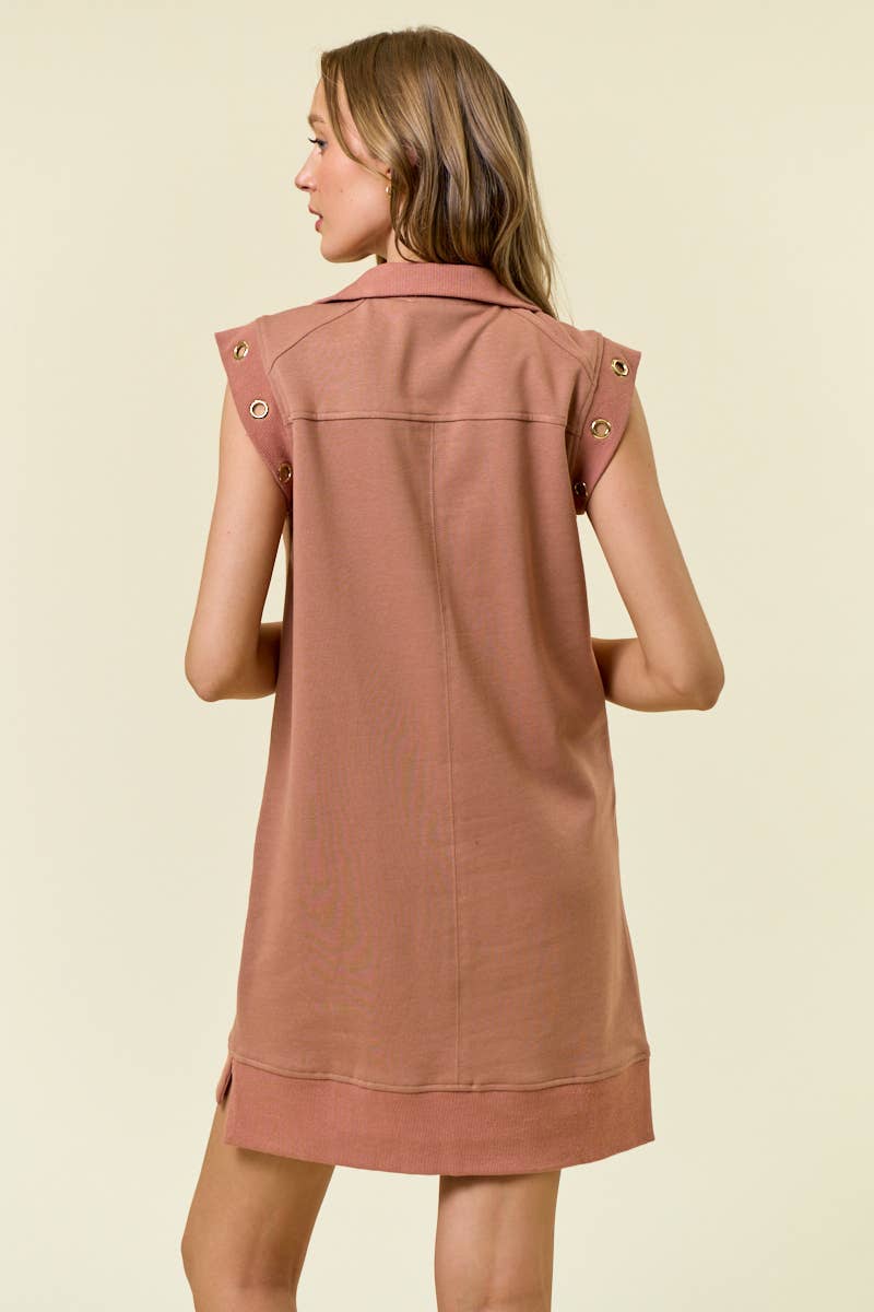 GROMMET DETAIL Dress