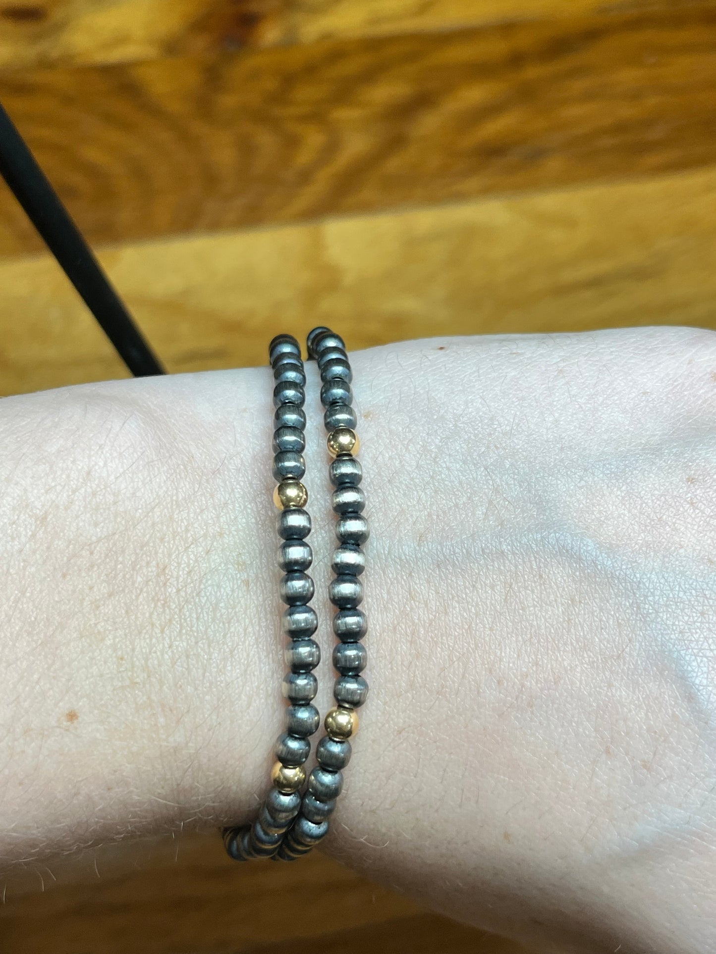Gold Navajo 4mm Bracelets