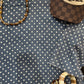 Polkadot oversize shirt.