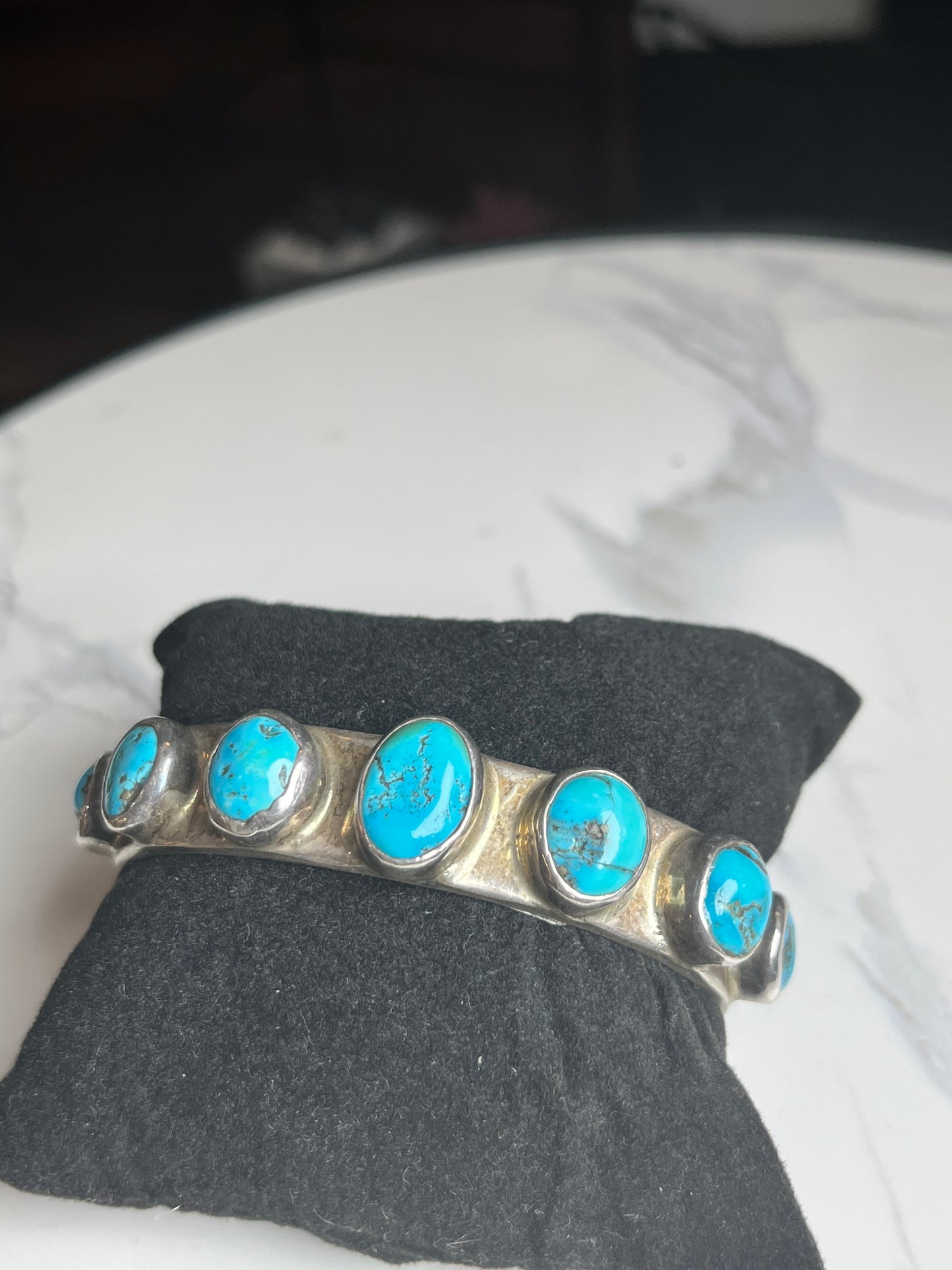 Chimney Butte Navajo Turquoise S/S Cuff