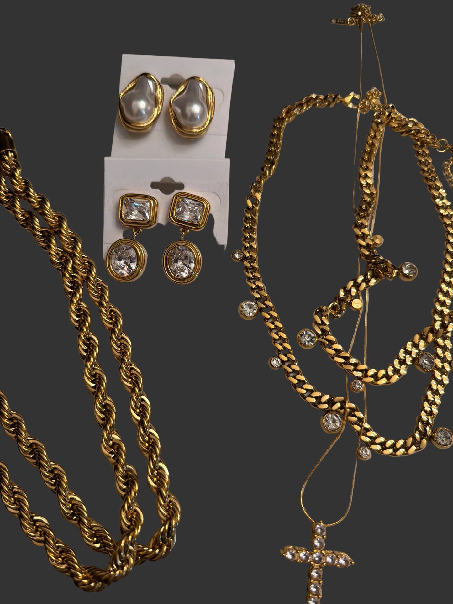 Tarnish, free, gold jewelry.