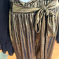 METALIC SLINKY CASUAL PANTS