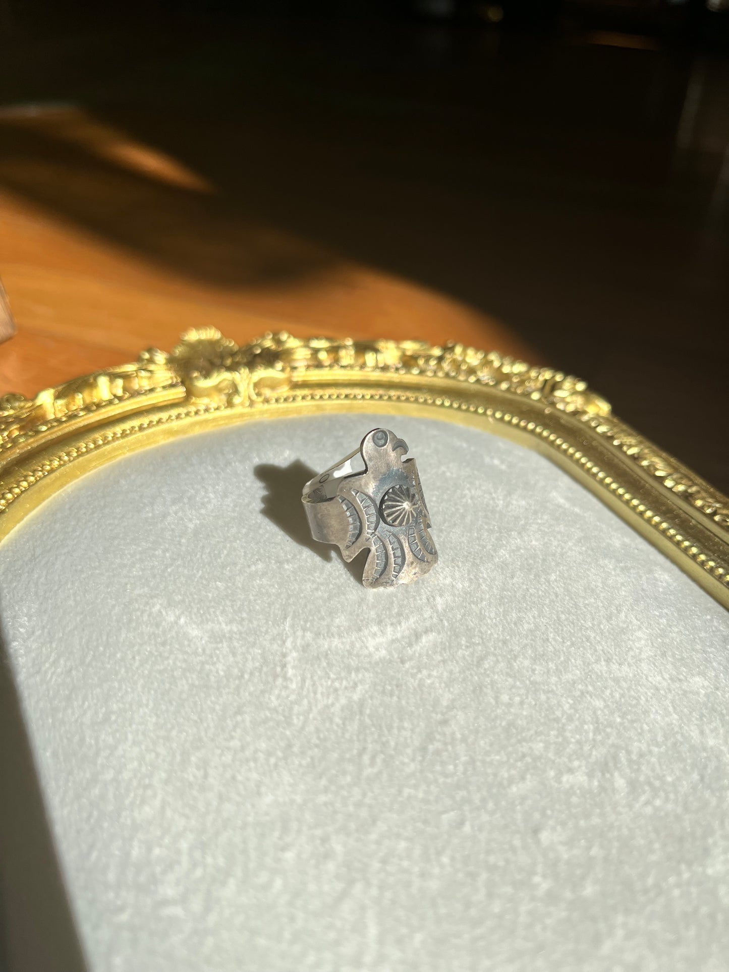 Chimney Butte Handmade Thunderbird Ring