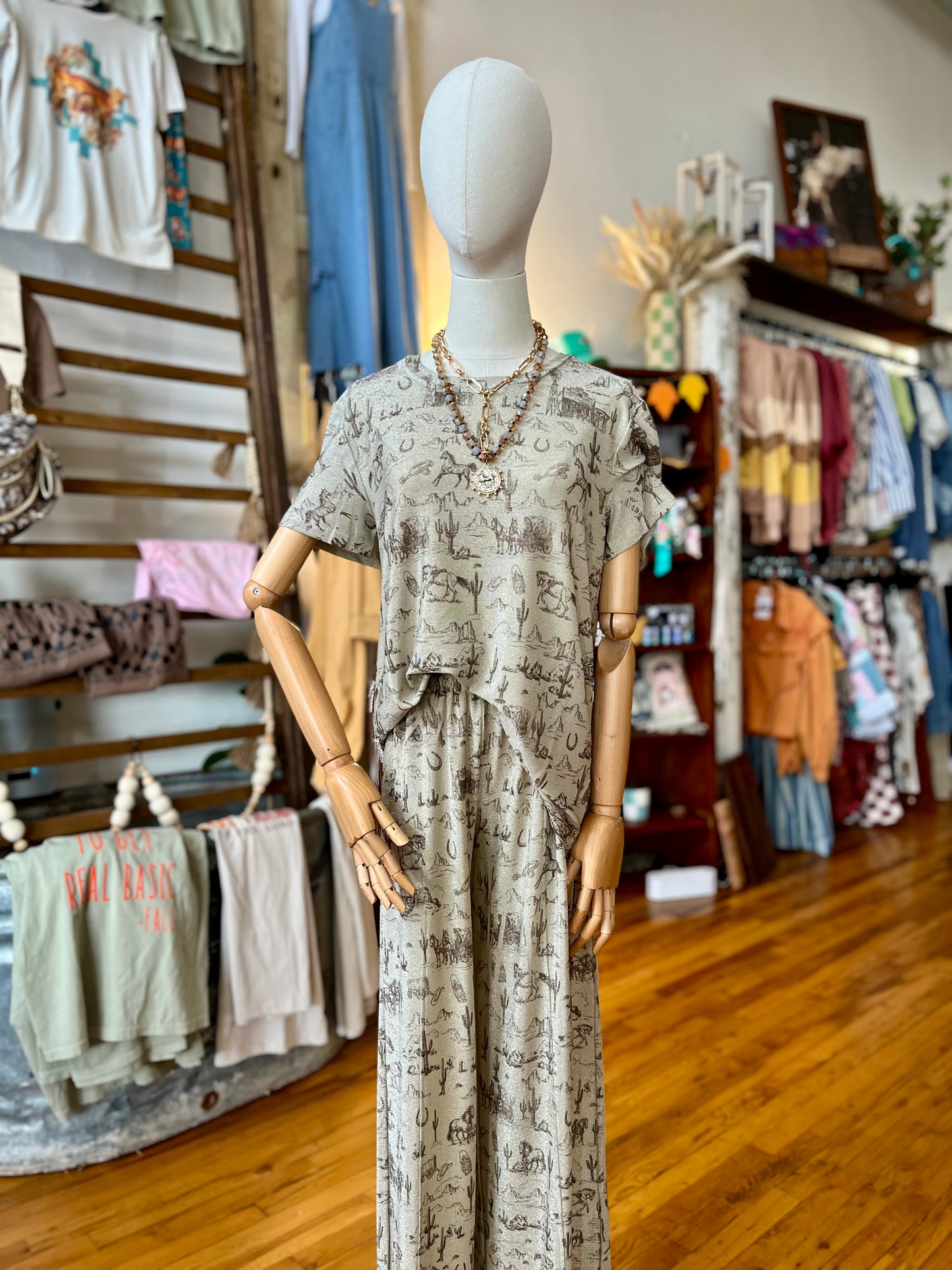 Brown out West Top