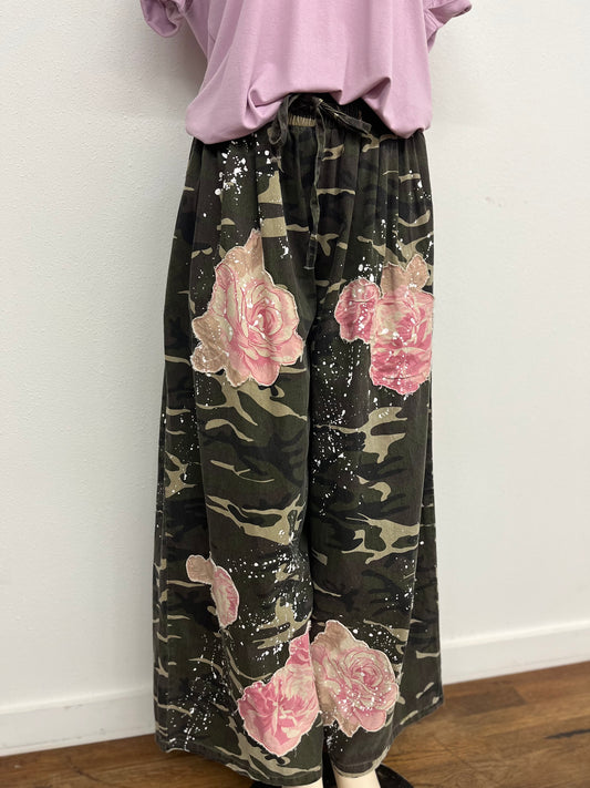 Camo Bloom Pants