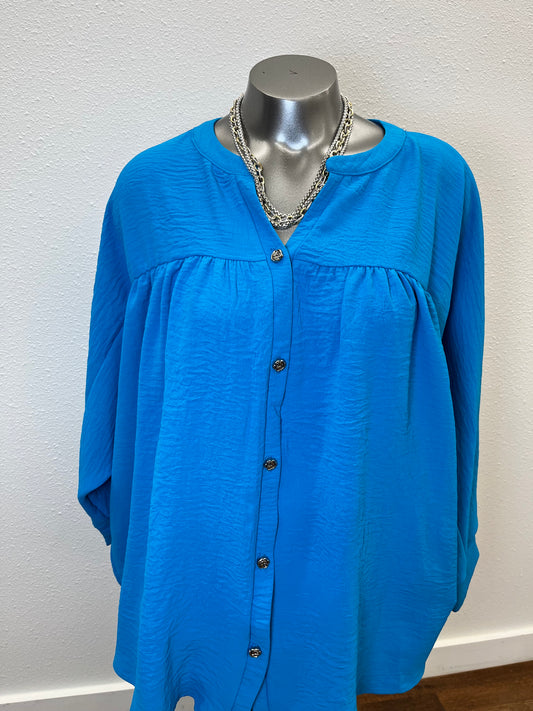 Turquoise  button butterfly